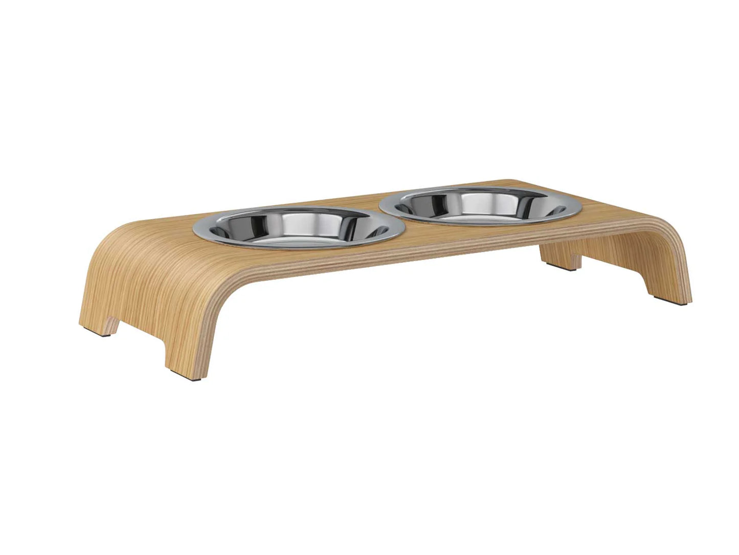 catBar Eiche hell mit Edelstahl