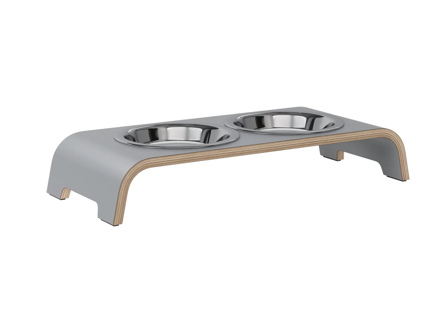 catBar grau mit Edelstahl