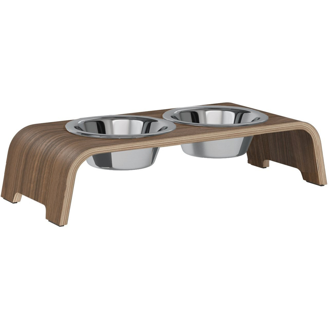 dogBar® Nussbaum mit Edelstahl - Lottes Liebling (Inh. Marion Ots)