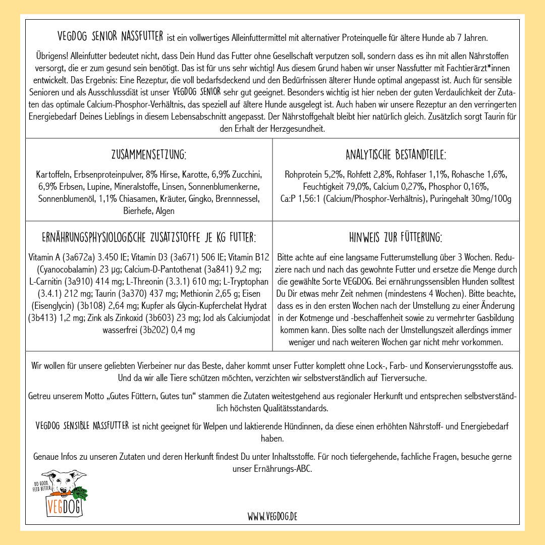 SENIOR Erbsen & Hirse