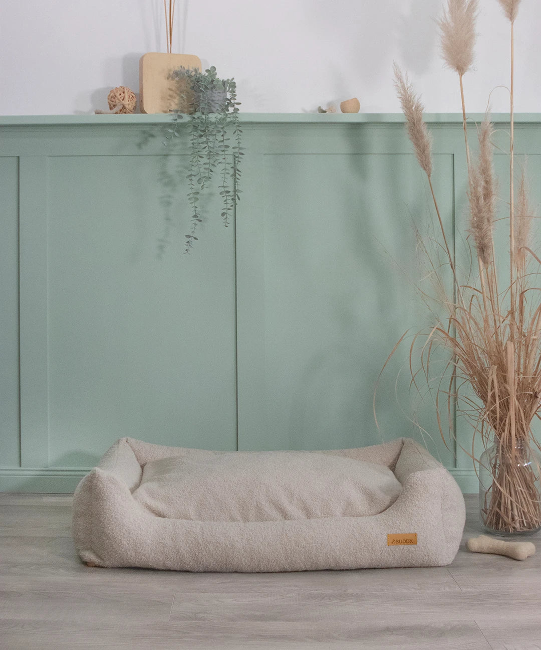 BUDDY. Hundebett mit Rand - LeFluff - aus recycelten Materialien