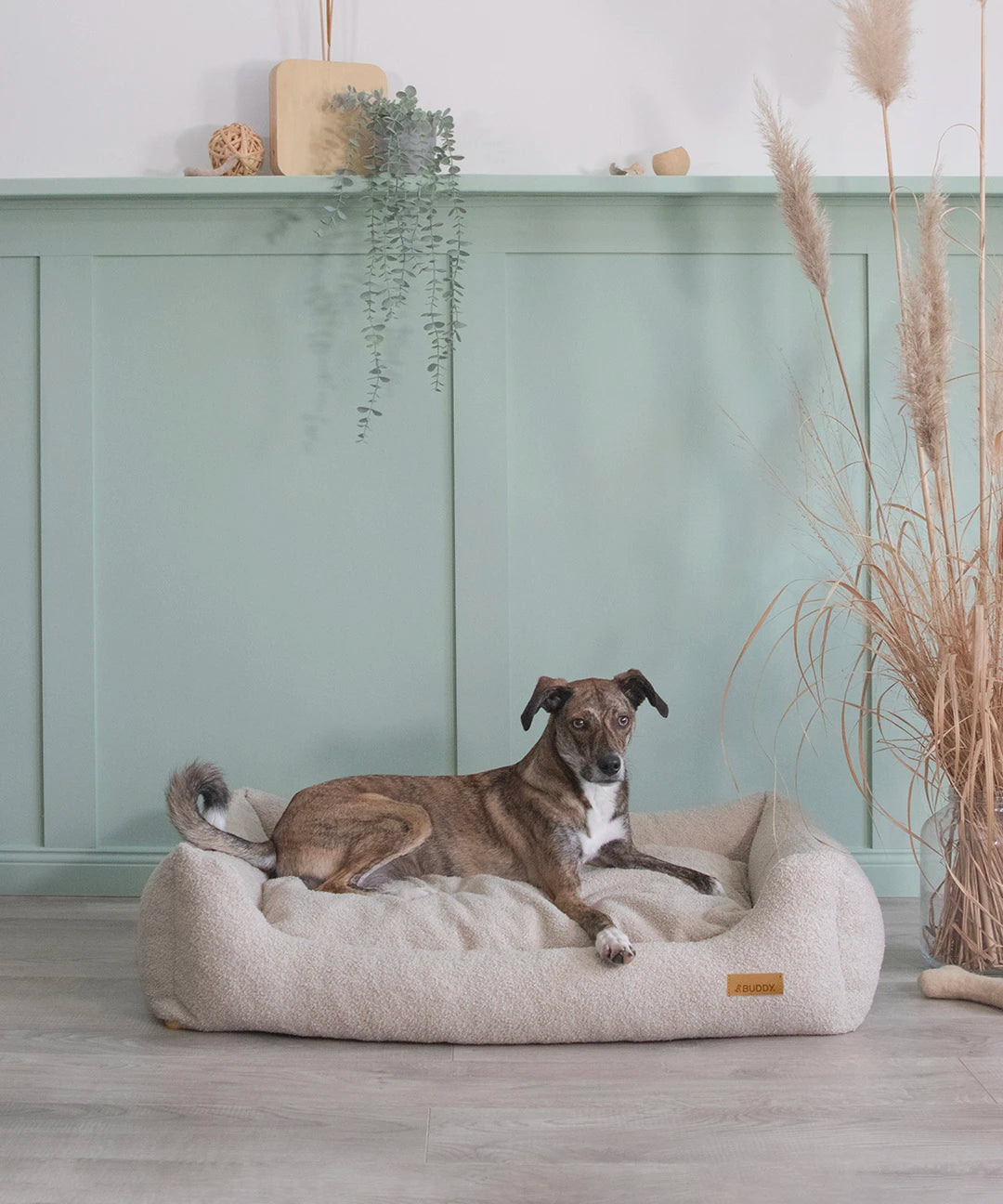 BUDDY. Hundebett mit Rand - LeFluff - aus recycelten Materialien