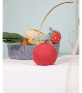 Hundespielzeug aus Wollfilz "Apfel"