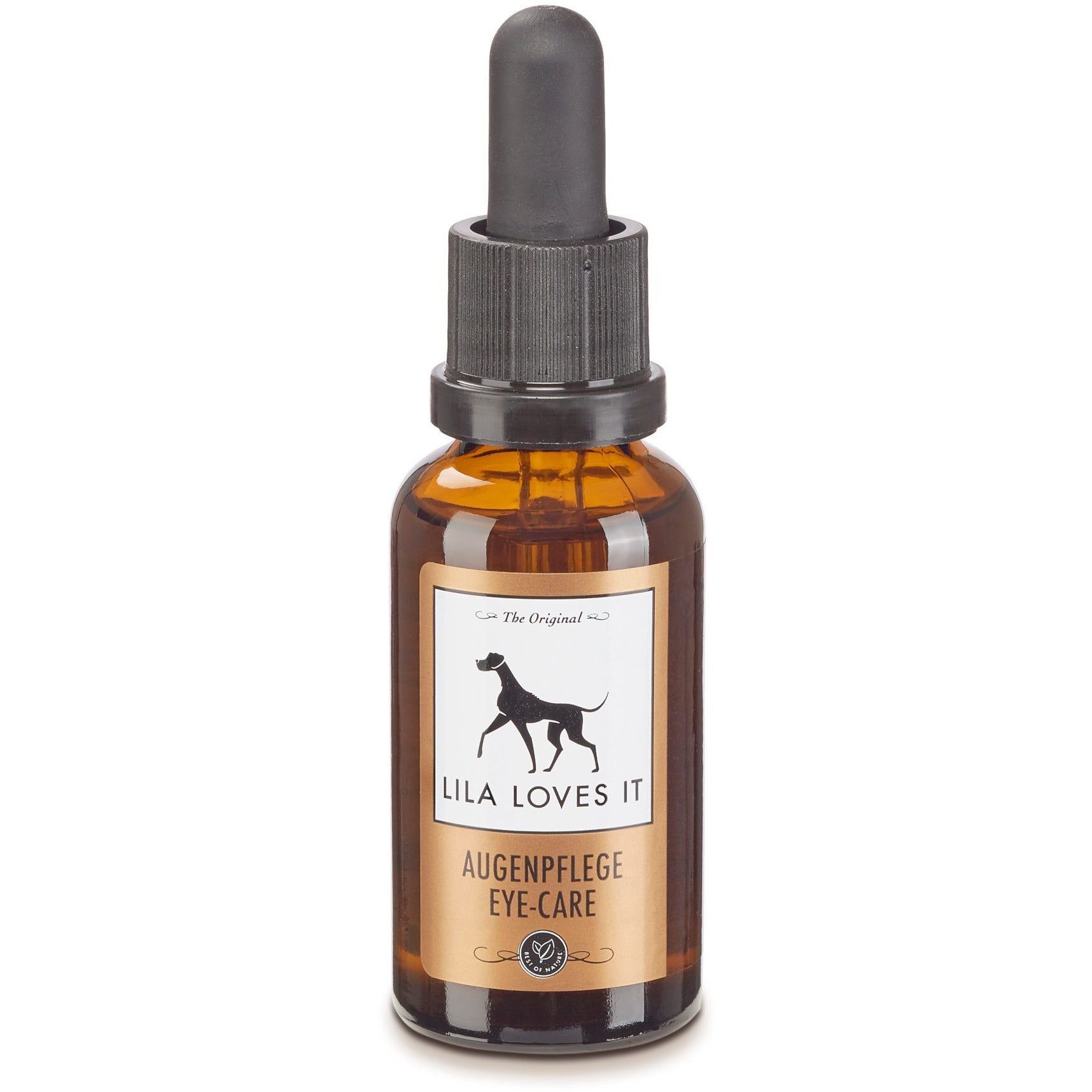 Die LILA LOVES IT Augenpflege löst schonend Verkrustungen und Schmutz von der Augenumgebung ihres Haustieres. Aloe Vera, Meersalz und Euphrasia reinigen sanft die Augenumgebung – ganz ohne Augenbrennen. Gemeinsam mit der Kraft der Hamamelis helfen sie, die Augenumgebung zu beruhigen und unterstützen bei der Regeneration.