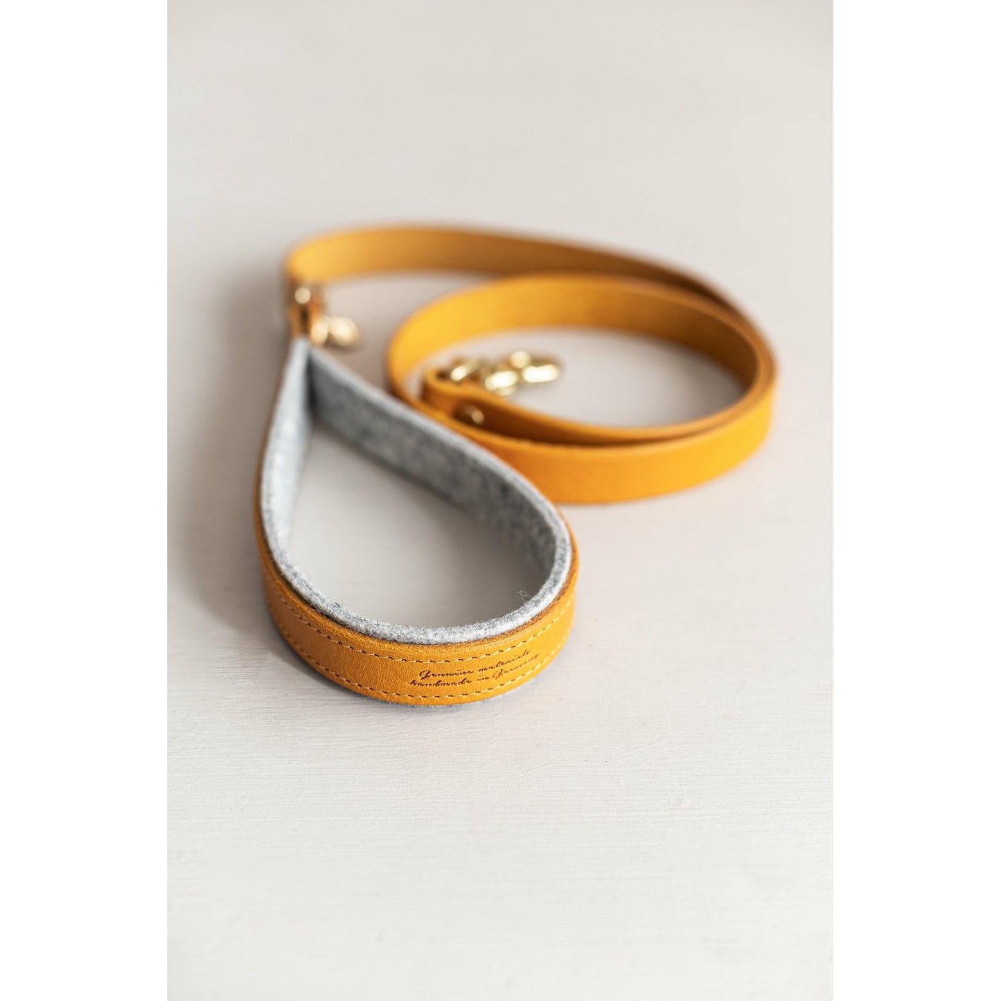 Kurze Lederleine Hitch