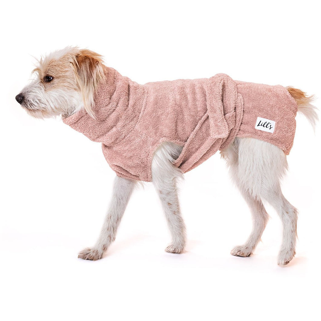 Hundebademantel aus Bio-Baumwolle 