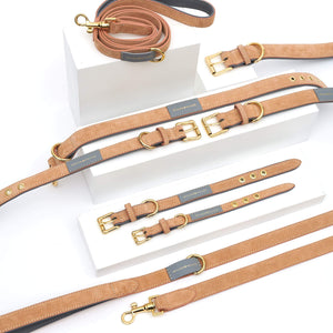 Leder Hundehalsband CORAL X SEA SALT // LIMITED - Lottes Liebling (Inh. Marion Ots)