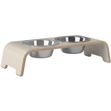 Laden Sie das Bild in den Galerie-Viewer, dogBar® HPL cashmere grey mit Edelstahl