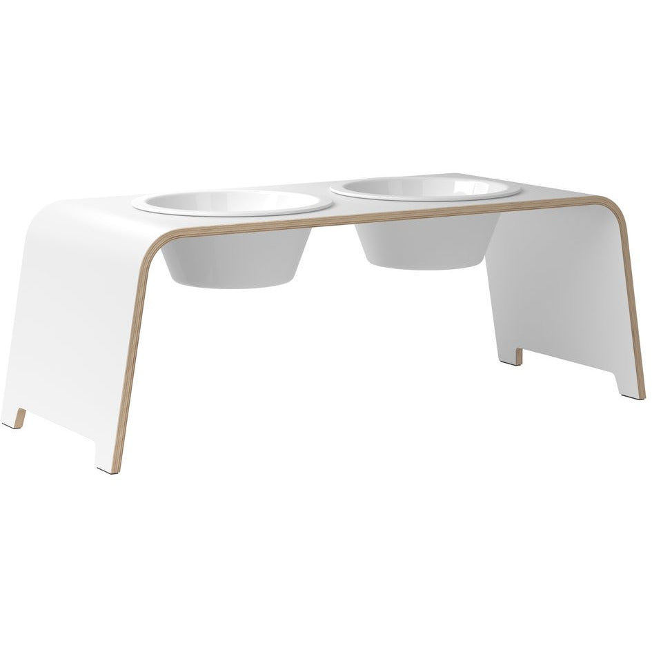 dogBar® HPL weiß mit Porzellan