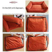 Load image into Gallery viewer, Hundekörbchen Box Bett Madison grün - Lottes Liebling (Inh. Marion Ots)