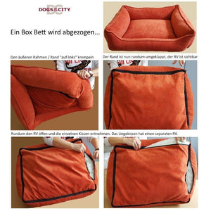 Hundekörbchen Box Bett Madison grün - Lottes Liebling (Inh. Marion Ots)