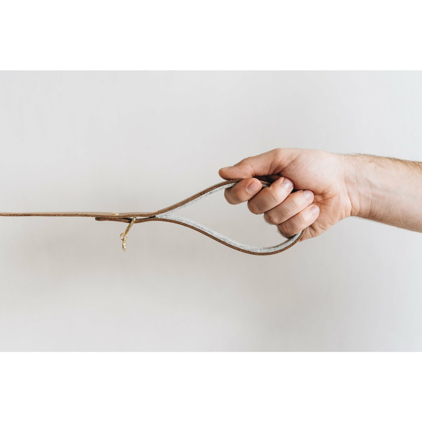 Kurze Lederleine Hitch