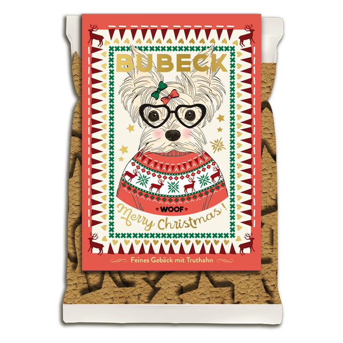 Weihnachtskeks Yorkie - feines Gebäck mit Truthahn - Lottes Liebling (Inh. Marion Ots)